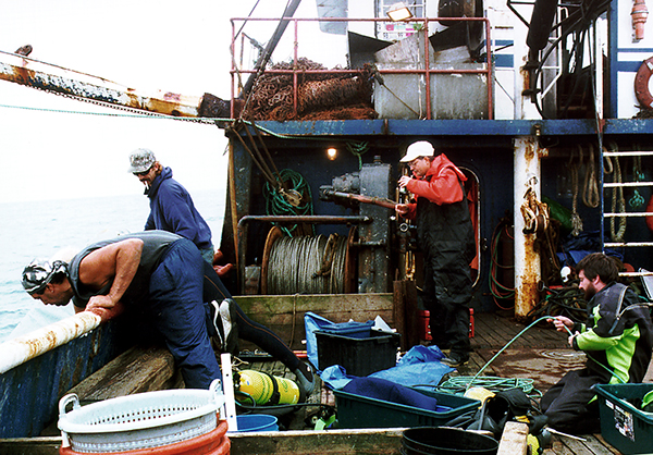 Young Baptista aboard ship.