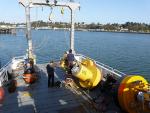 Moorings on ship