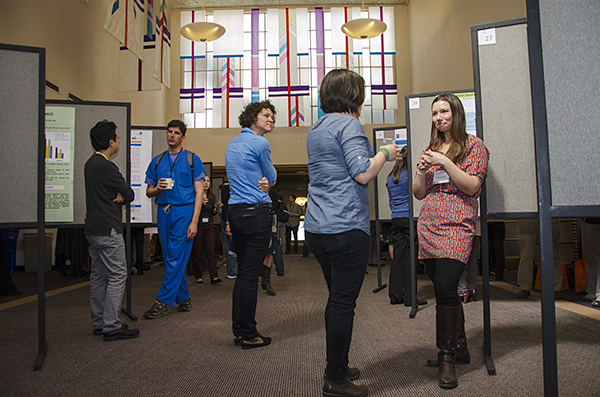 Krissy presents at OHSU poster session